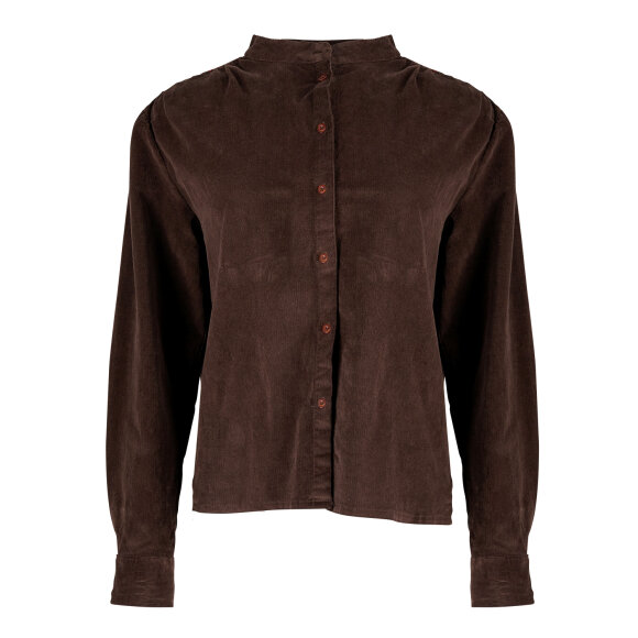 TIFFANY - SHIRT CORDUROY - BROWN