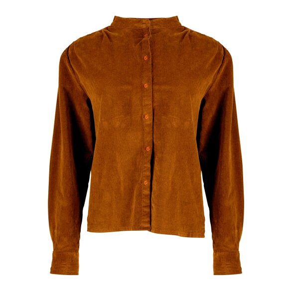 TIFFANY - SHIRT CORDUROY - TABACCO