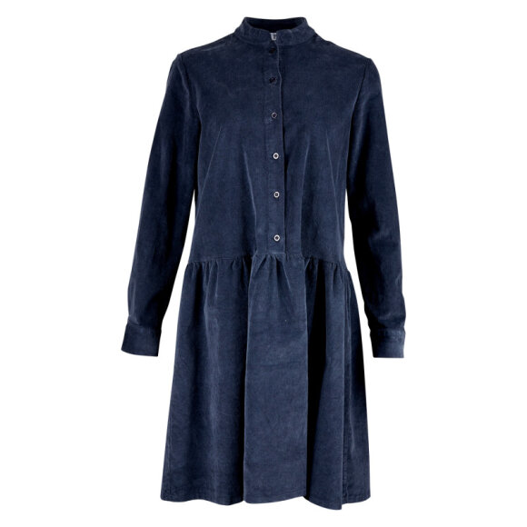TIFFANY - SHORT DRESS, CORDUROY - DENIM
