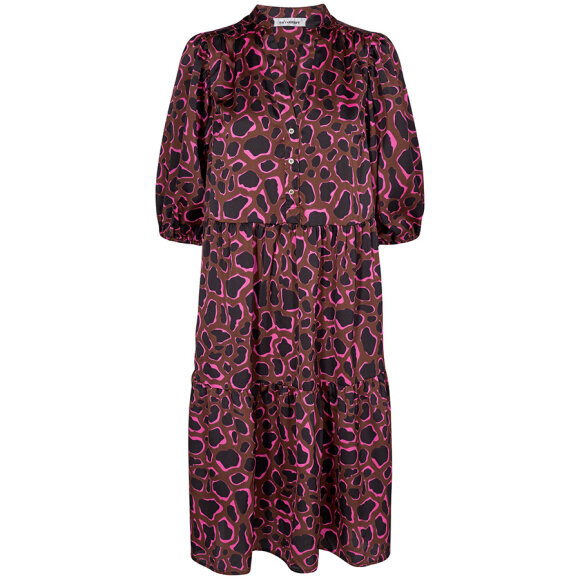 CO COUTURE - PINK MØNSTRET SHAKIRA KJOLE