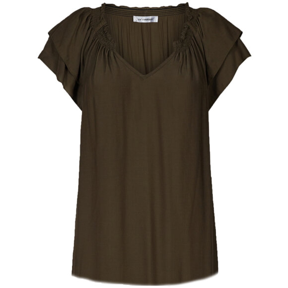 CO COUTURE - SUNRISE ARMY TOP