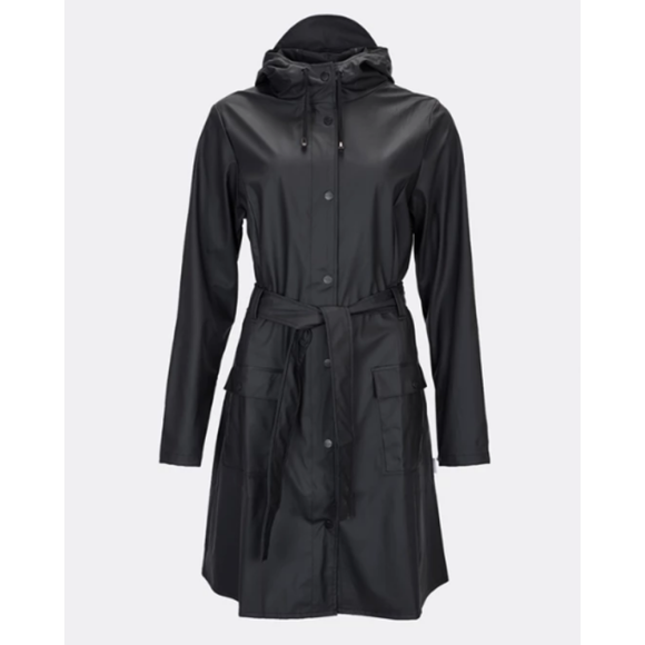 RAINS - CURVE JACKET - BLACK