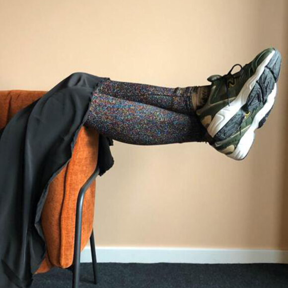 BLACK COLOUR - MY MULTICOLOURED LEGGINGS