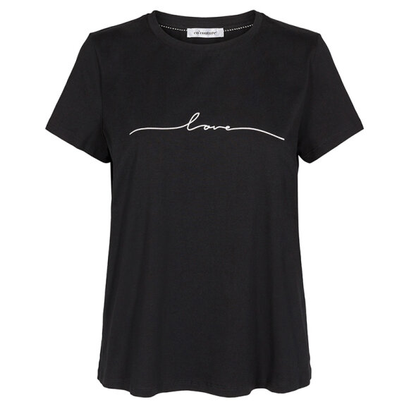 CO COUTURE - NAYA LOVE TEE BLACK