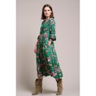 LOLLYS LAUNDRY - KAIA DRESS DARK GREEN