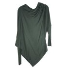 LISELOTTE HORNSTRUP - DRAPE SHIRT BOTTLE GREEN