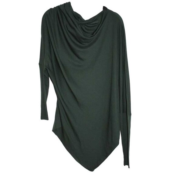 LISELOTTE HORNSTRUP - DRAPE SHIRT BOTTLE GREEN