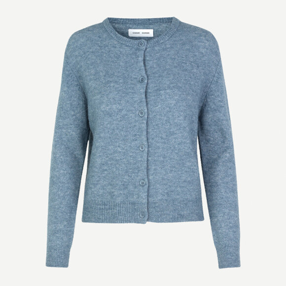 SAMSØE SAMSØE - NOR SHIRT CARDIGAN BLUE MIRAGE