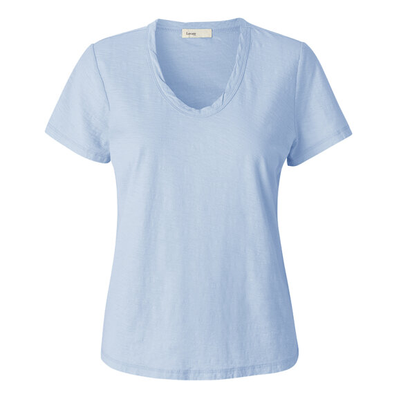 LEVETE ROOM - LYSEBLÅ LR-ANY 2 T-SHIRT