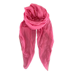 BLACK COLOUR - EMMA PLAIN SCARF PINK