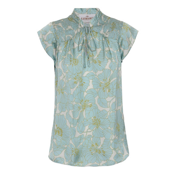 KARMAMIA - GARDENIA MINT NOLA BLOUSE