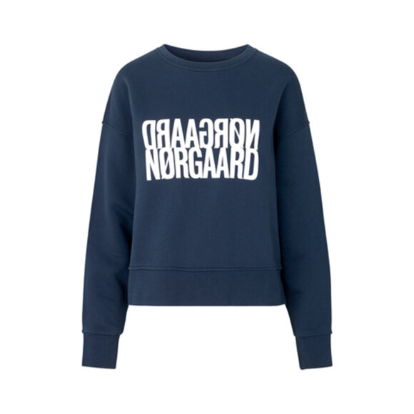 MADS NØRGAARD - NAVY TILVINA SWEAT ORGANIC