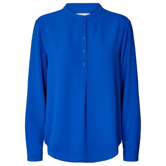 LOLLYS LAUNDRY - NEON BLUE LUX SHIRT