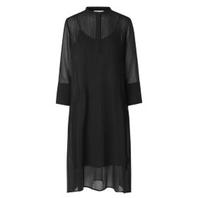SAMSØE SAMSØE - BLACK ELM SHIRT DRESS 9695
