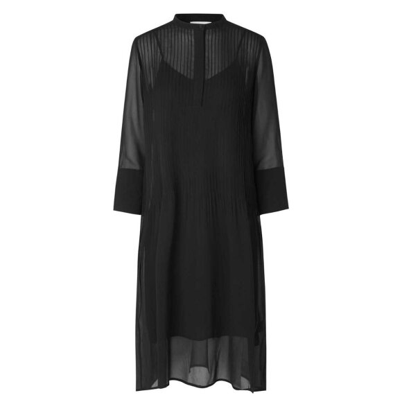 SAMSØE SAMSØE - BLACK ELM SHIRT DRESS 9695