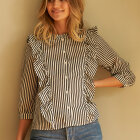 LOLLYS LAUNDRY - STRIPE HANNI SHIRT