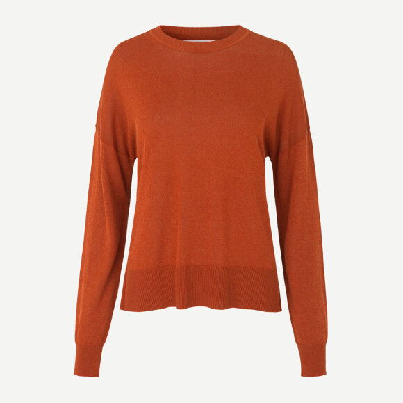 SAMSØE SAMSØE - DIDA CREW NECK 5812 PICANTE