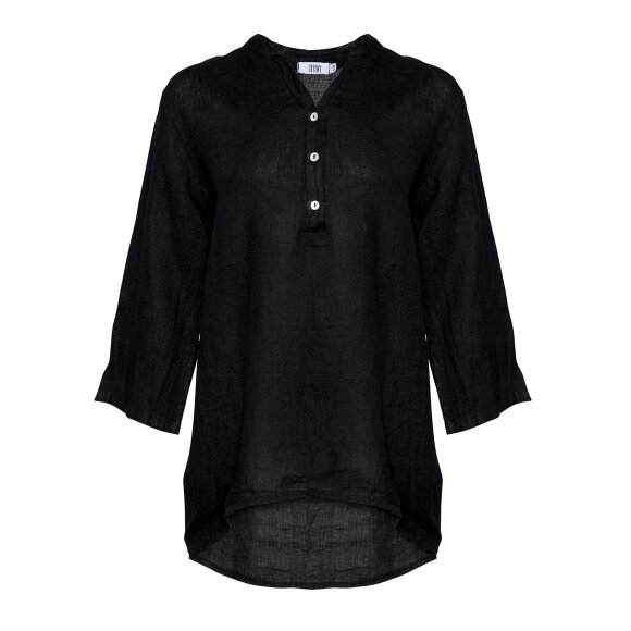 TIFFANY - 17661 Shirt Black Linen