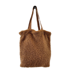 BLACK COLOUR - CAMEL TEDDY TOTE BAG