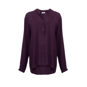 TIFFANY - LONG SLEEVE SHIRT AUBERGINE