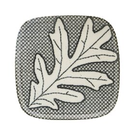 HOUSE DOCTOR - PLATE, OAK, GREY/BLUE