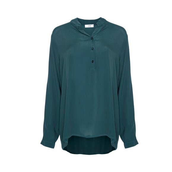 TIFFANY - LONG SLEEVE SHIRT - BOTTLE GRE