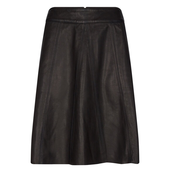 MOS MOSH - BLACK ADALYN LEATHER SKIRT