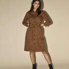 MOS MOSH - DEER BROWN SELBY COLE DRESS