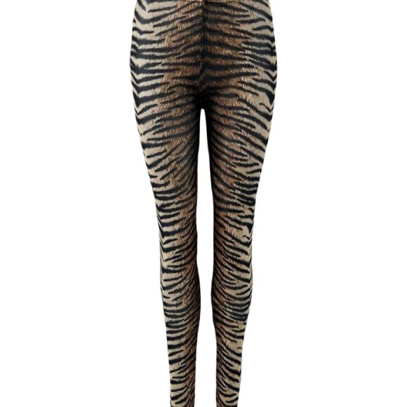 BLACK COLOUR - TIGER ANNIE MESH LEGGINS