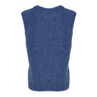 NOELLA - DENIM BLUE KALA VEST , WOOL