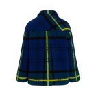 MADS NØRGAARD - BLUE CHECK SCRUFFY WOOL CABSY