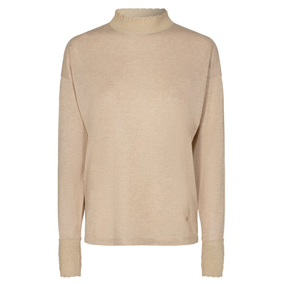 MOS MOSH - GOLD CHER LS BLOUSE