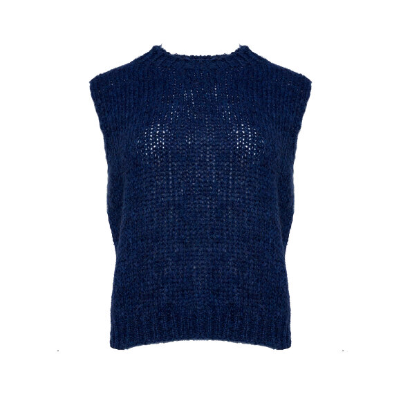 NOELLA - NAVY KALA VEST WOOL