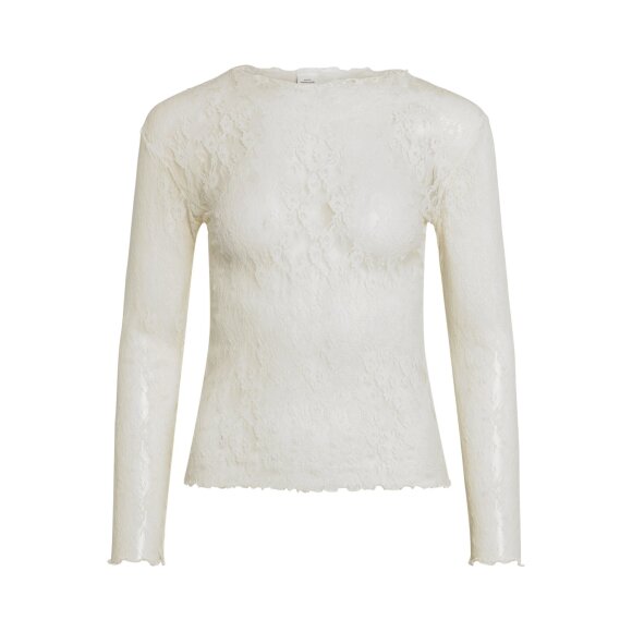 MADS NØRGAARD - OFF WHITE STRETCH LACE TRUTTLE