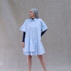 MADS NØRGAARD - LIGHTBLUE STRIPE POPLIN DARLEN