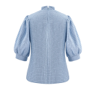 NOELLA - SKY BLUE CH VERA BLUSE COTTON