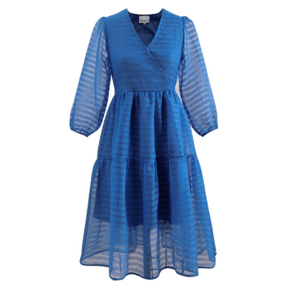 NOELLA - STRONG BLUE VAJA DRESS