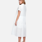 NOELLA - WHITE LIPE DRESS SHORT SLEEVE