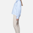 NOELLA - BLUE STRIPE ABBY SHIRT VISCOSE