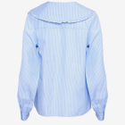 NOELLA - BLUE STRIPE ABBY SHIRT VISCOSE