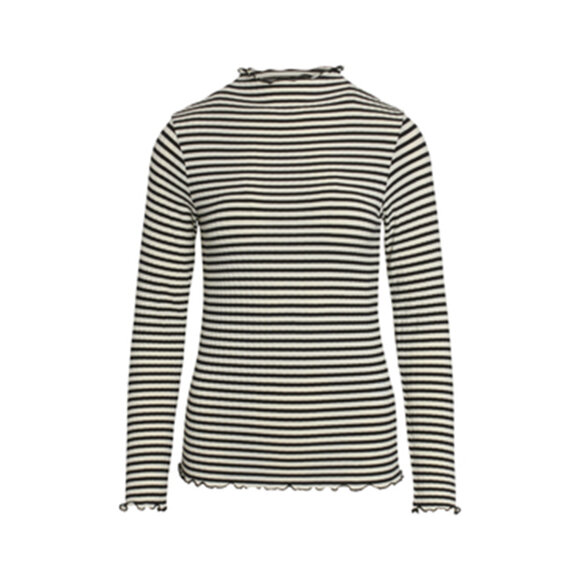 MADS NØRGAARD - OFF/BLAK 5X5 STRIPE MIX TRUTTE