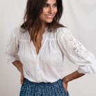 LOLLYS LAUNDRY - WHITE CHARLIE TOP