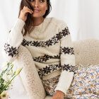LOLLYS LAUNDRY - CREME TOMMY JUMPER
