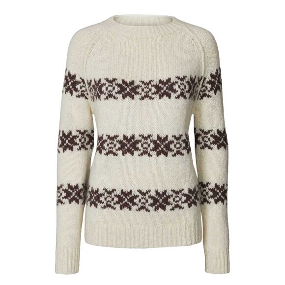 LOLLYS LAUNDRY - CREME TOMMY JUMPER