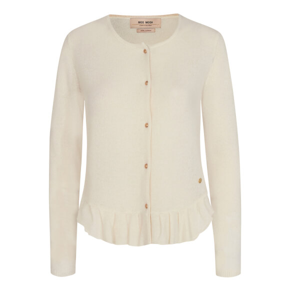 MOS MOSH - ECRU ALICE CASHMERE CARDIGAN