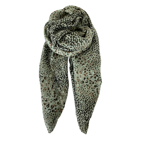 BLACK COLOUR - OLIVE LILY LEO SCARF