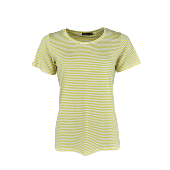 BLACK COLOUR - YELLOW POLLY S/S T-SHIRT