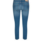 MOS MOSH - BLUE CROPPED BERLIN SATIN JEAN