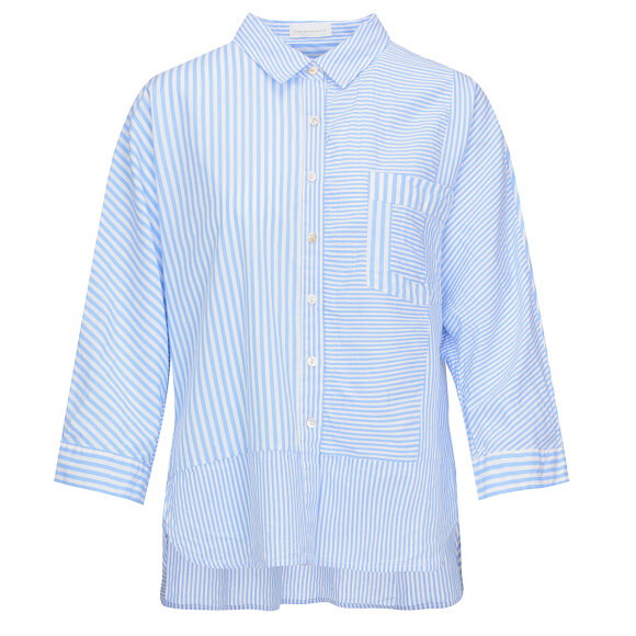 ONE TWO LUXZUZ - PORCELAIN BLUE BRINNIE SHIRT