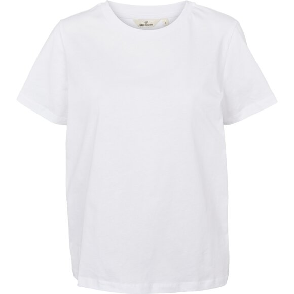 BASIC APPAREL - BRIGHT WHITE RANDI TEE